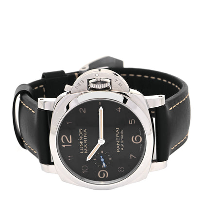 Panerai Stainless Steel Calfskin 44mm Luminor Marina 1950 Automatic Watch Black PAM01359 2 of 5