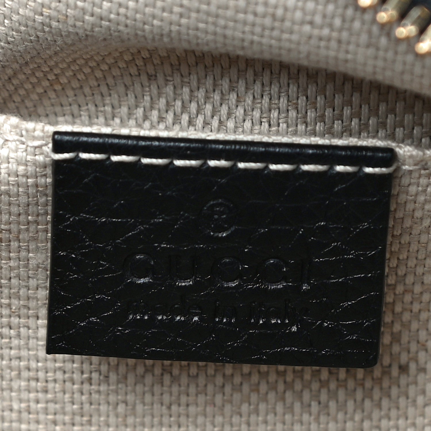 Gucci Pebbled Calfskin Small Soho Disco Bag Black 6 of 13