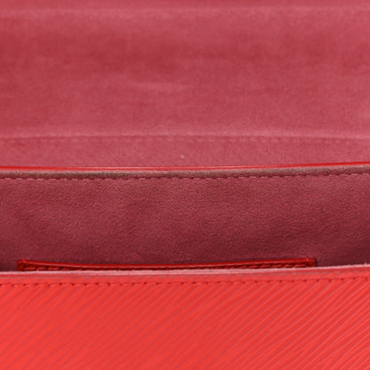 Louis Vuitton Epi Twist Shoulder Bag MM Coquelicot 11 of 19