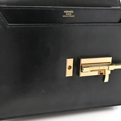 Hermes Box Verrou Clutch Black 19 of 19