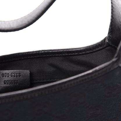 Gucci Monogram Small Jackie O Hobo Black 9 of 10