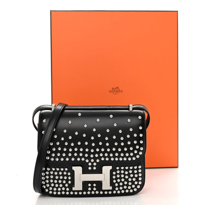 Hermes Box Studded Clouté Constance 18 Black 12 of 12