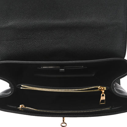Louis Vuitton Grained Smooth Calfskin Rose Des Vents MM Black 6 of 10