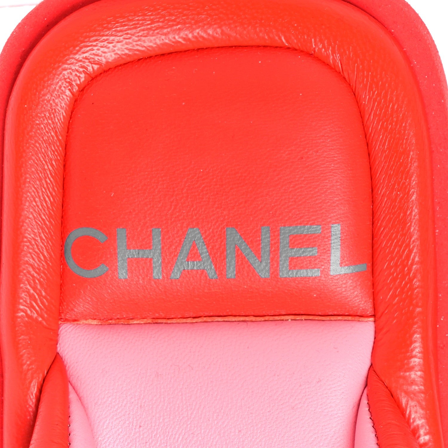 Chanel Lambskin Padded Pool Thong Sandals 37 Light Red Pink 7 of 10