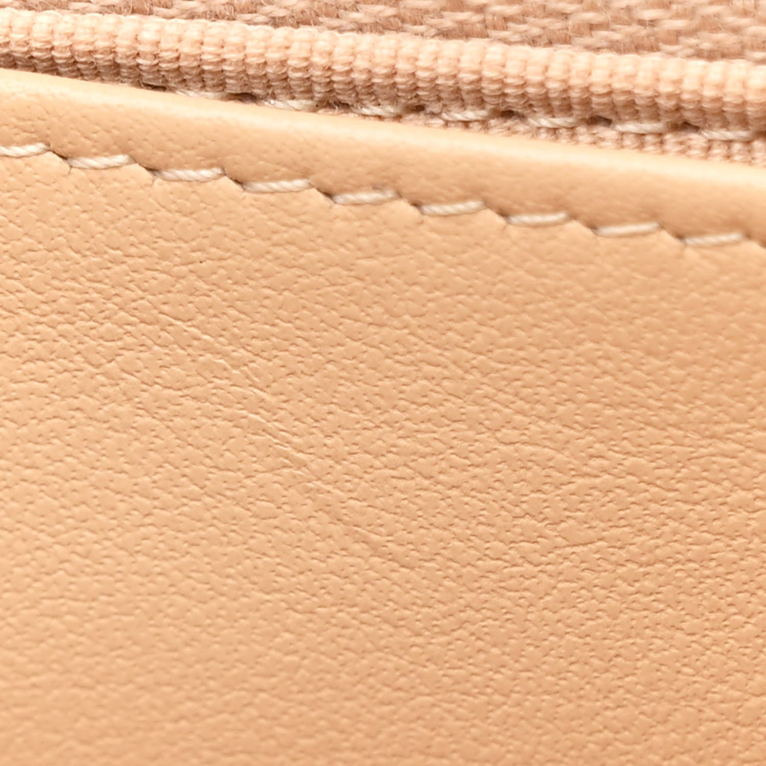 Chanel Caviar Quilted Wallet on Chain WOC Beige 12 of 13