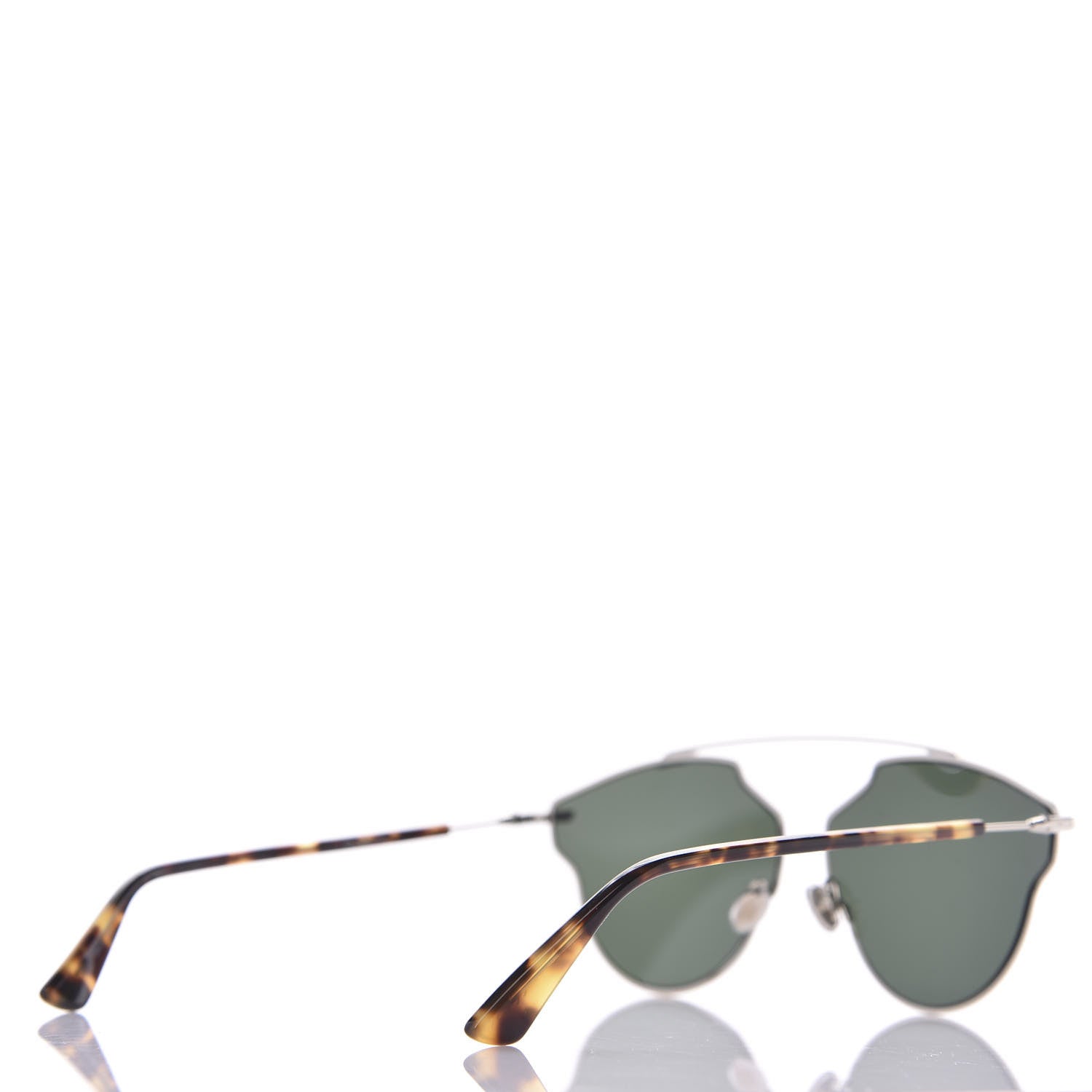 Christian Dior Metal So Real Pop Sunglasses Green Havana 4 of 7