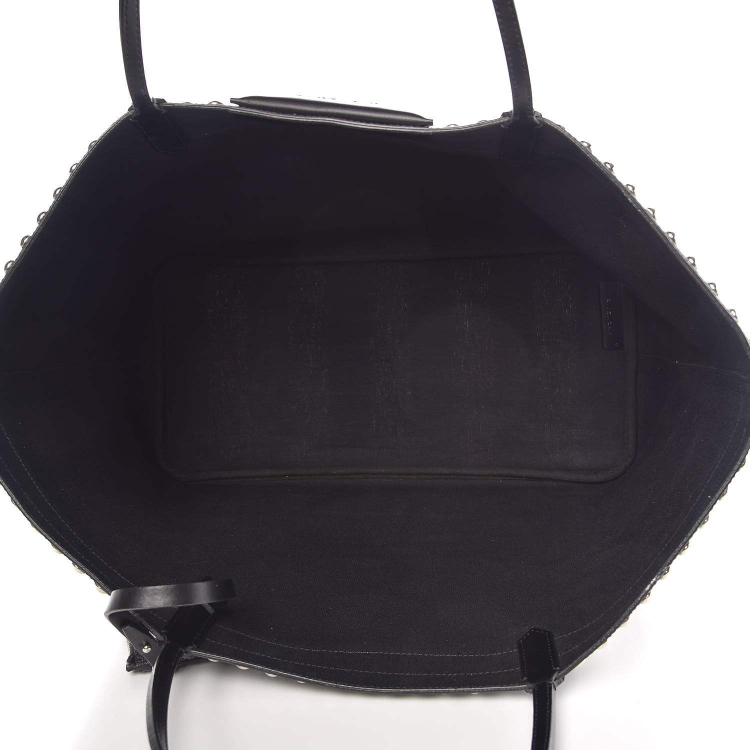 Givenchy Coated Canvas Striped Large Antigona Tote Black White 6 of 13