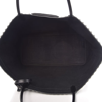 Givenchy Coated Canvas Striped Large Antigona Tote Black White 6 of 13