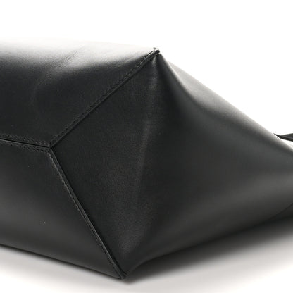 Loewe Shiny Calfskin Medium Puzzle Fold Tote Black 9 of 9
