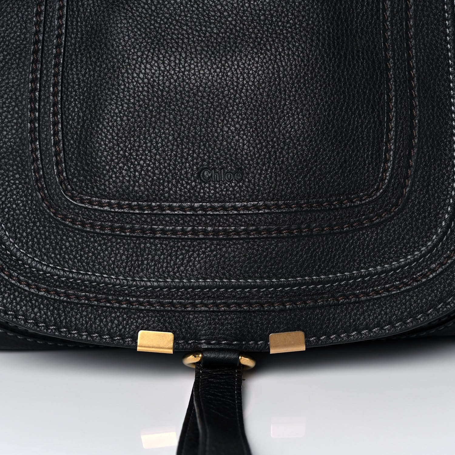 Chloe Calfskin Medium Marcie Satchel Black 8 of 10