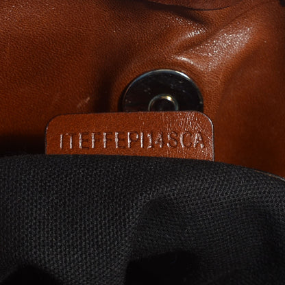 Burberry Bridle Calfskin House Check Large Whipstitch Tote Dark Tan 7 of 11