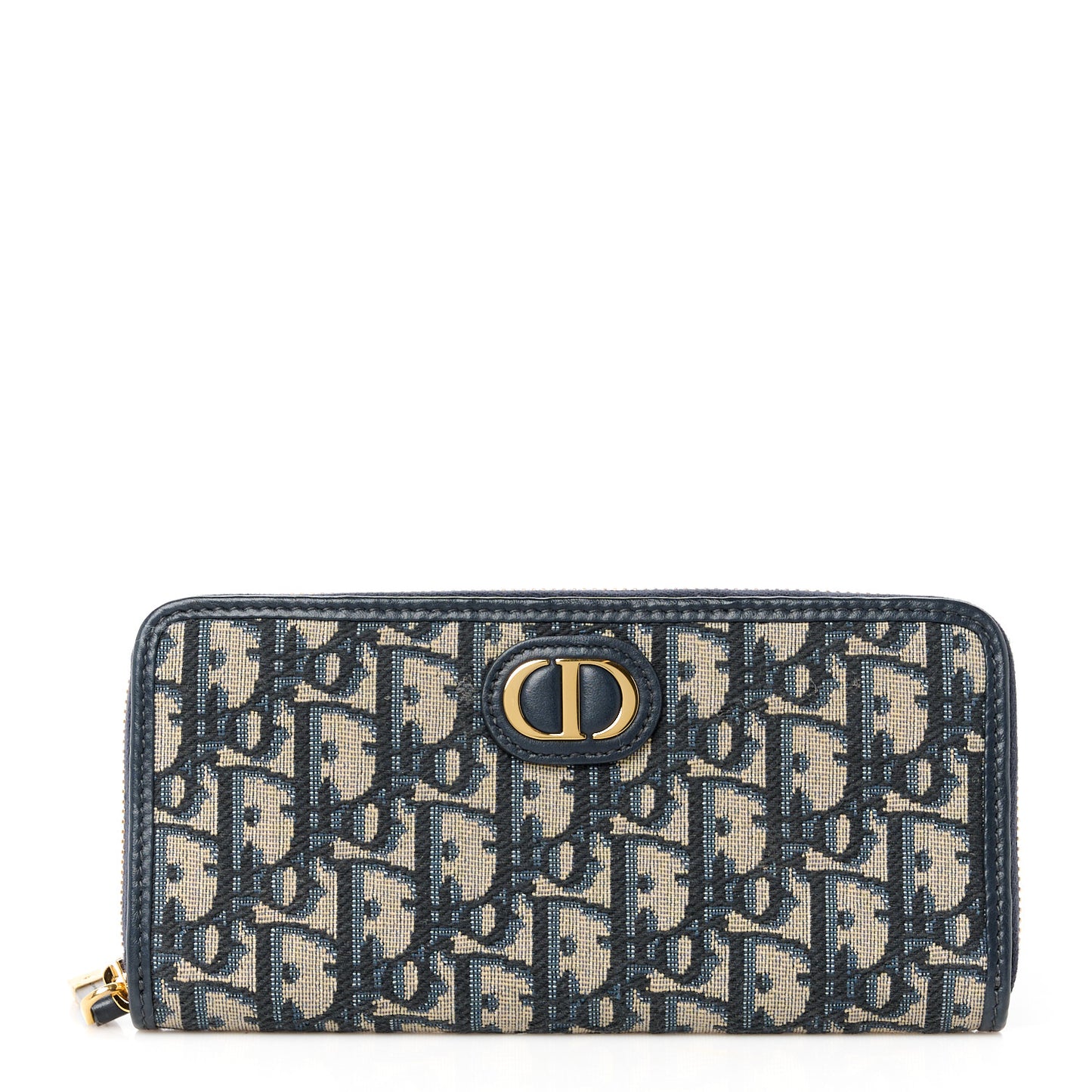 Oblique 30 Montaigne Zip Around Wallet Blue