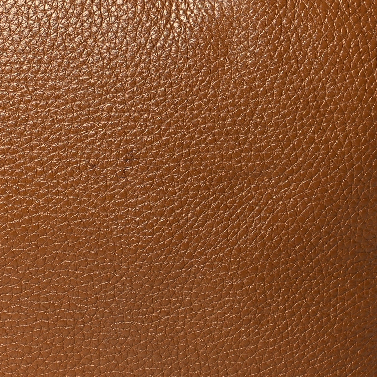 Vitello Daino Embossed Logo Bowler Cuoio