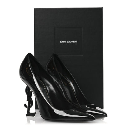 Saint Laurent Patent Calfskin Opyum 110 Pumps 40 Black 11 of 11