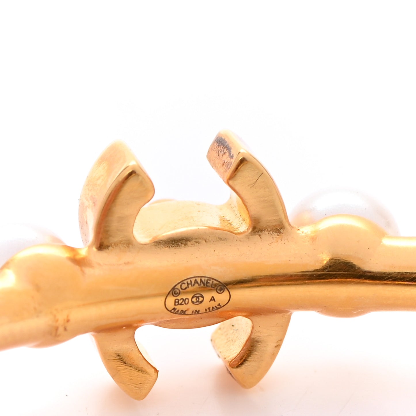 Pearl CC More Is More Hoop Earrings Gold