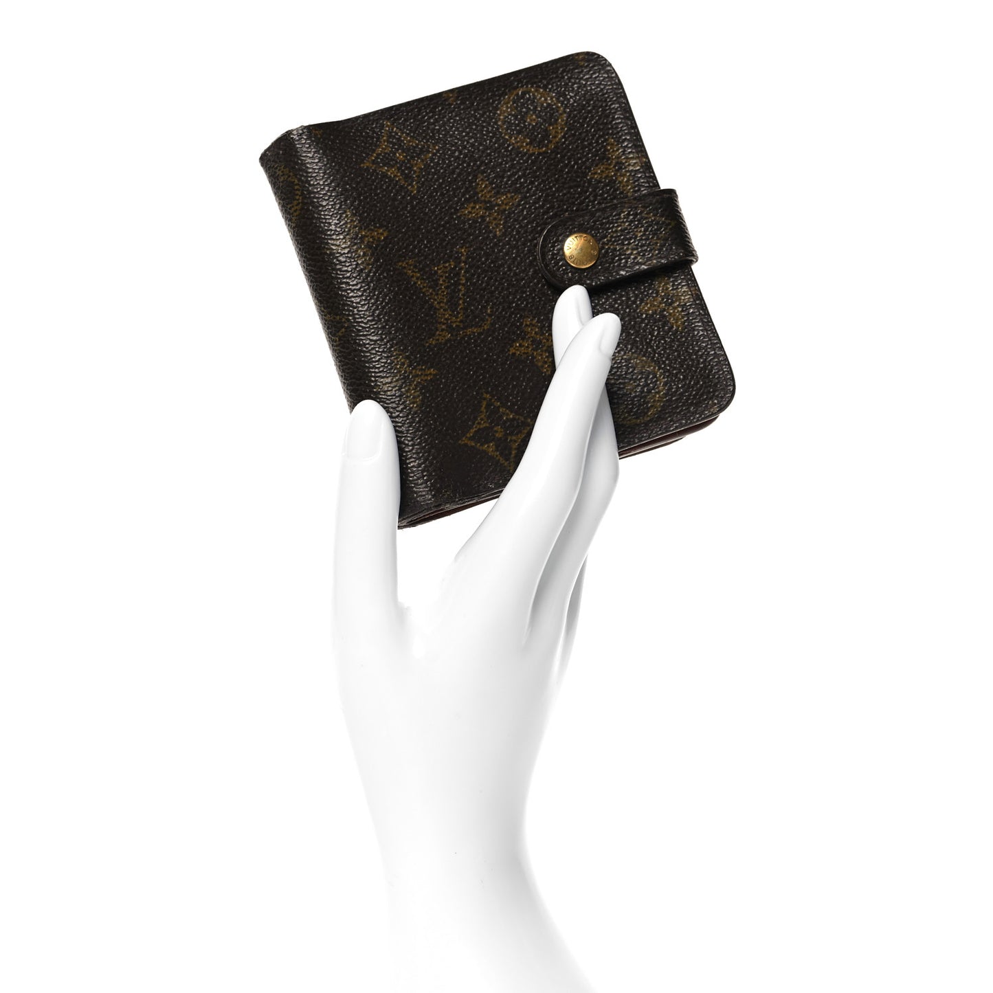 Monogram Compact Zippe Zipped Wallet