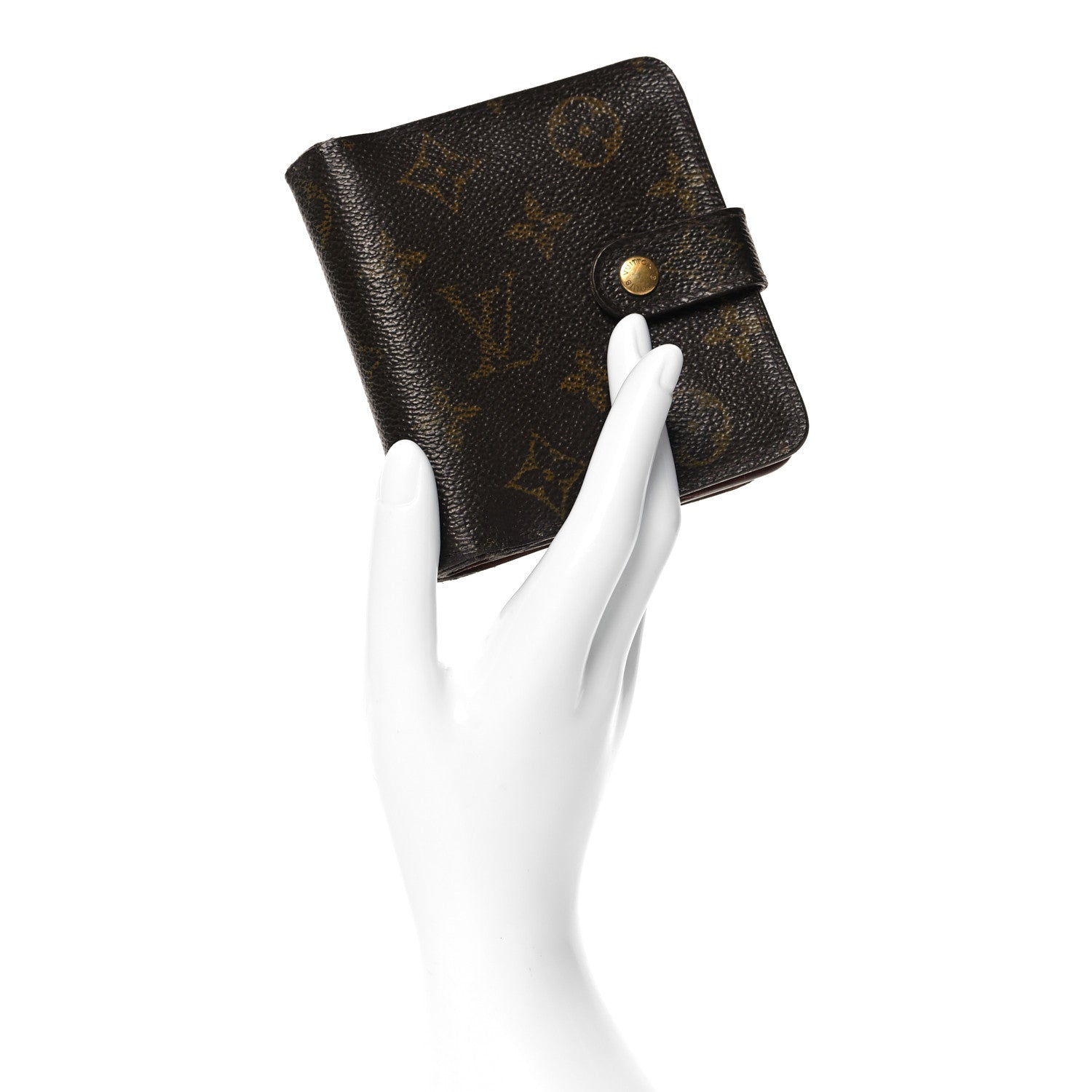 Louis Vuitton Monogram Compact Zippe Zipped Wallet 2 of 12