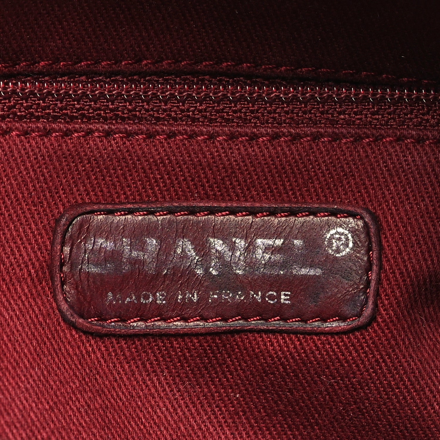 Chanel Aged Calfskin Quilted Cotton Club Bowler Pearl 6 of 12