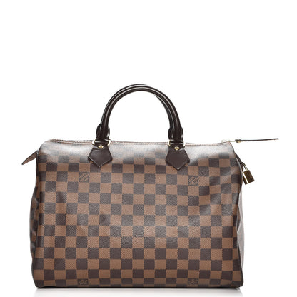 Louis Vuitton Damier Ebene Speedy 30 1 of 9