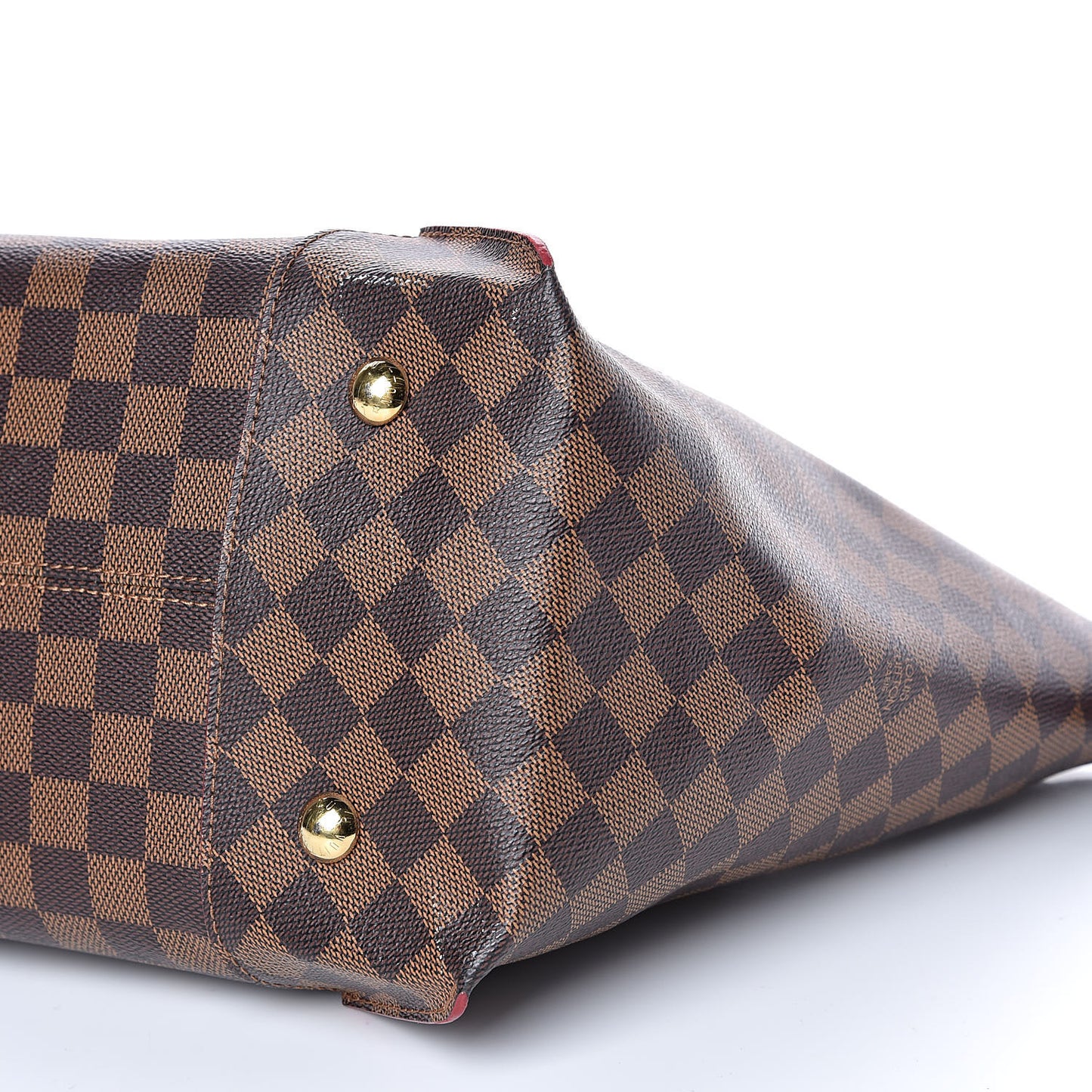 Damier Ebene Caissa Tote MM Cherry