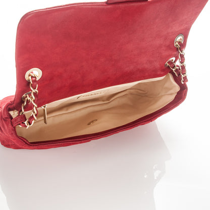 Chanel Iridescent Calfskin Large Chic Quilt Flap Rouge 5 of 7