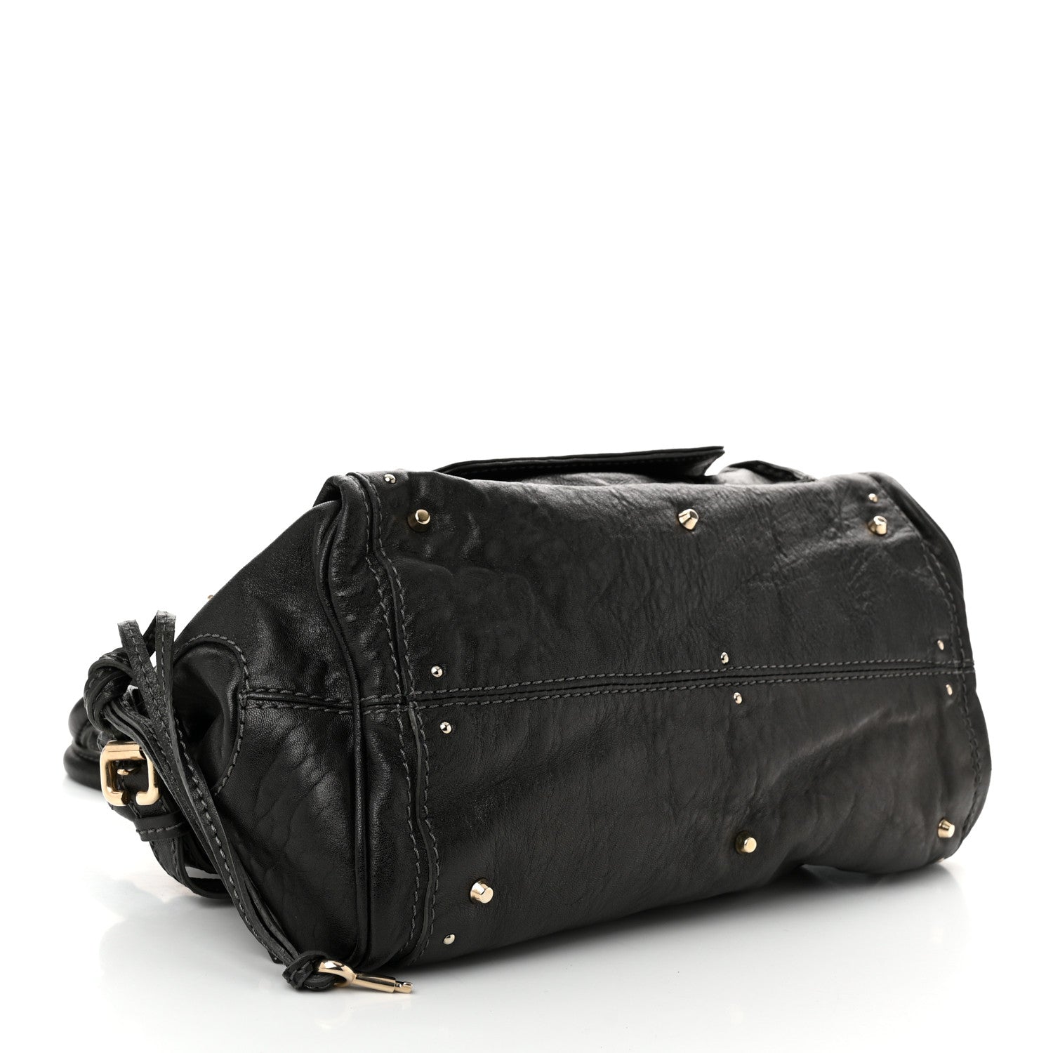 Chloe Calfskin Medium Paddington Capsule Satchel Bleu Nuit 4 of 11
