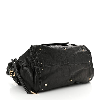Chloe Calfskin Medium Paddington Capsule Satchel Bleu Nuit 4 of 11
