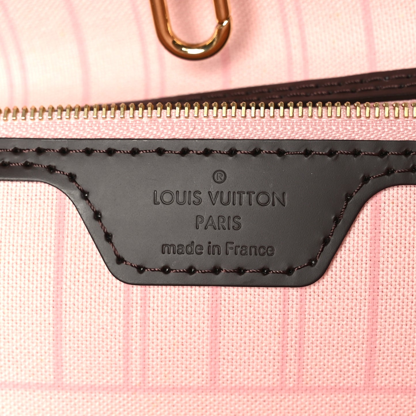 Damier Ebene Neo Neverfull MM Rose Ballerine