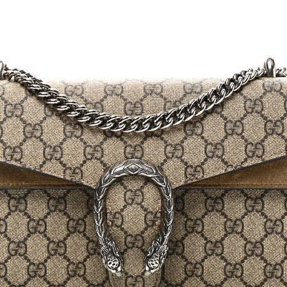 Gucci GG Supreme Monogram Small Dionysus Shoulder Bag Taupe 8 of 11