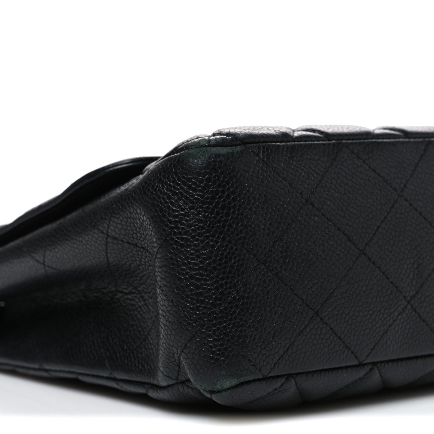 Caviar Quilted Jumbo Single Flap Black