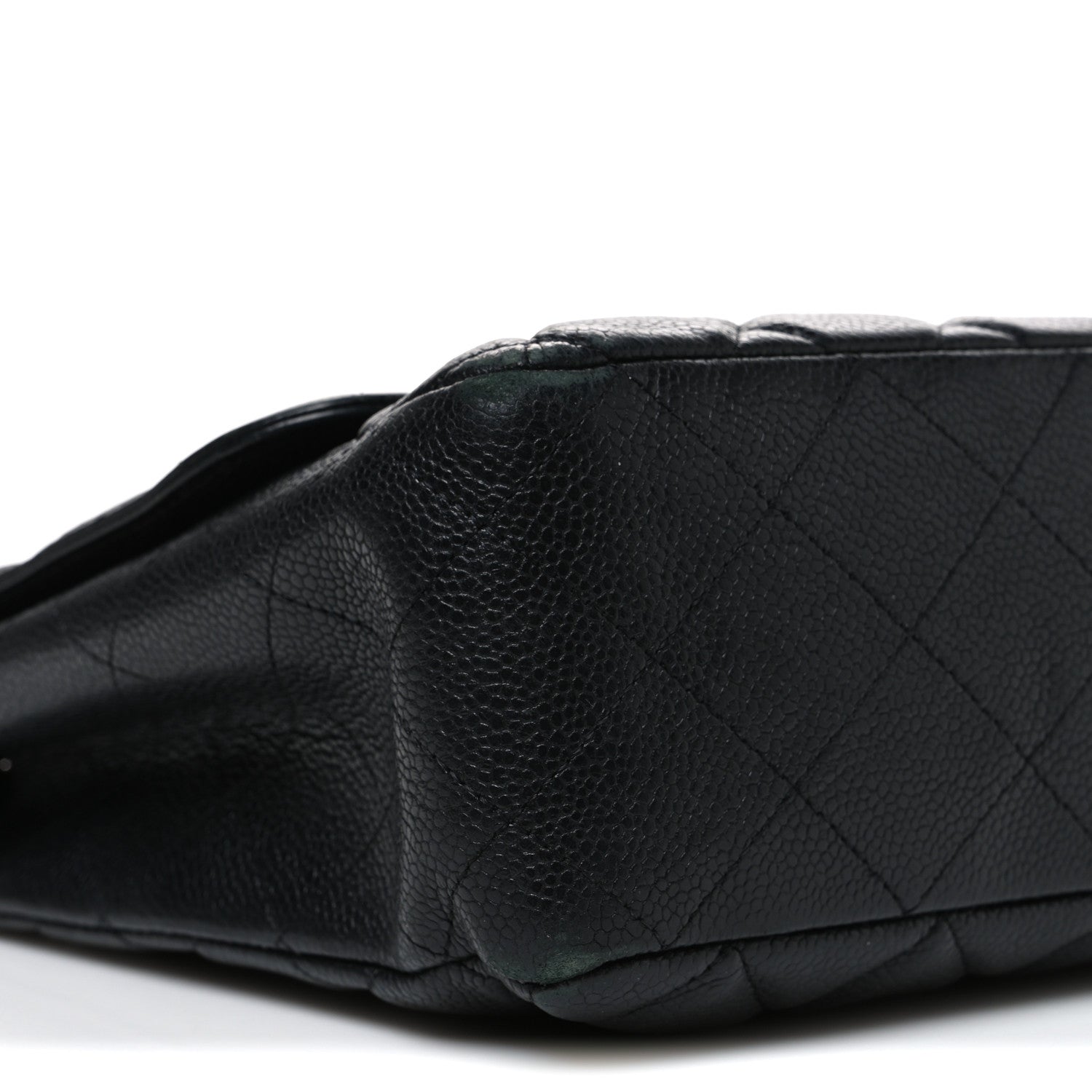 Chanel Caviar Quilted Jumbo Single Flap Black 9 of 11