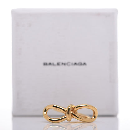 Balenciaga Boucle Bow Ring 5 Gold 6 of 6