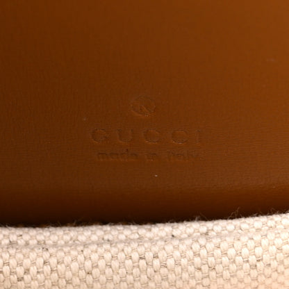 Gucci Boarded Dyana Lux Calfskin Web Mini Bamboo 1947 Top Handle Bag Brown 6 of 9