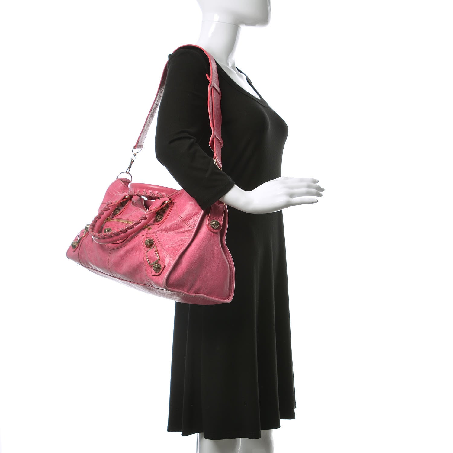 Balenciaga Agneau Giant 21 Rose Gold Hardware Part Time Sorbet 3 of 17