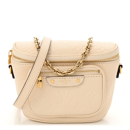 Louis Vuitton Empreinte Mini Bumbag Cream 1 of 10