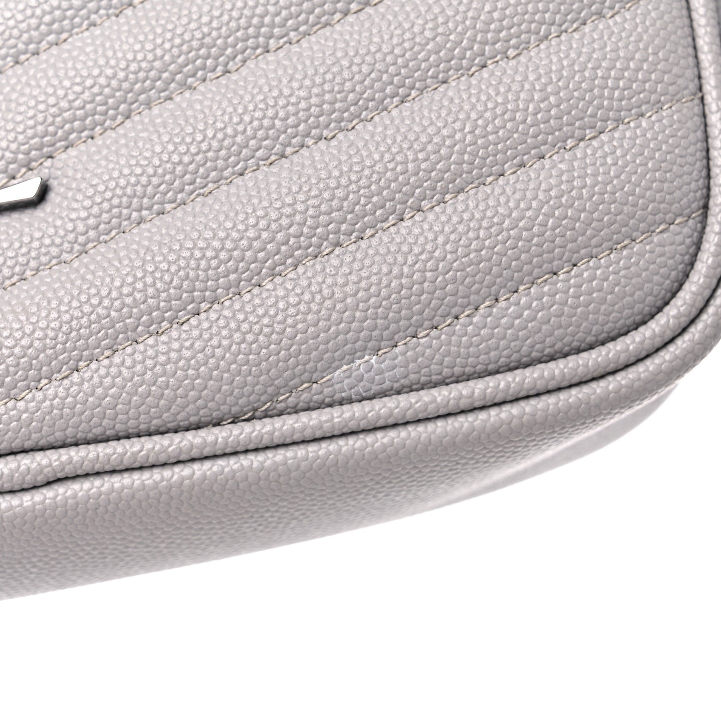 Grain De Poudre Matelasse Monogram Mini Lou Camera Bag Granite