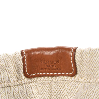 Hermes Canvas Barenia Fourbi 25 MM Pouch Naturel Fauve 5 of 8