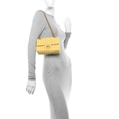 Chanel Tweed Quilted 2.55 Reissue Mini Flap Yellow 2 of 11