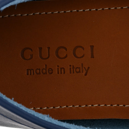 Gucci Soft Clove Calfskin GG Supreme Monogram Mens Interlocking G Driver Loafers 9 Royale 9 of 12
