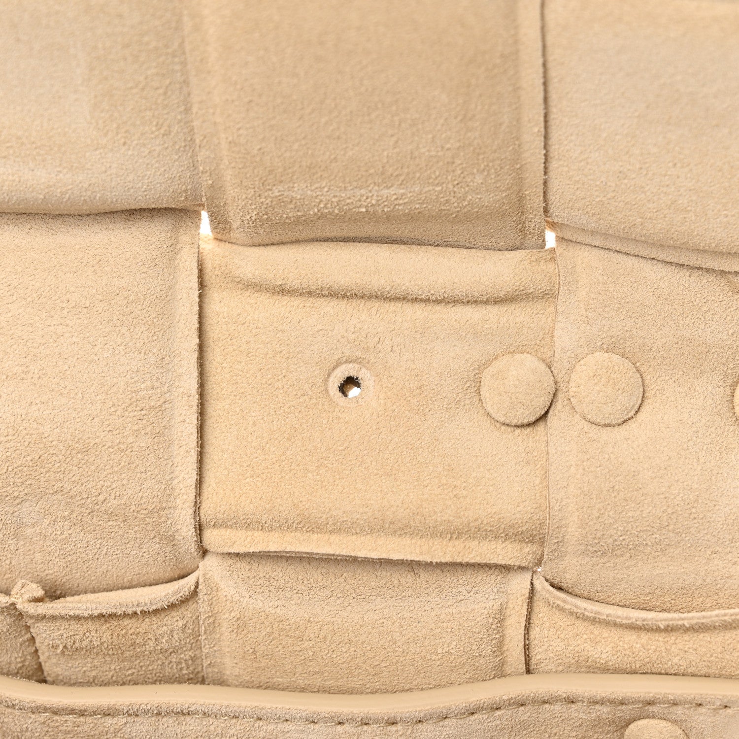 Bottega Veneta Suede Maxi Intrecciato Padded Chain Cassette Crossbody Bag Sand 11 of 16