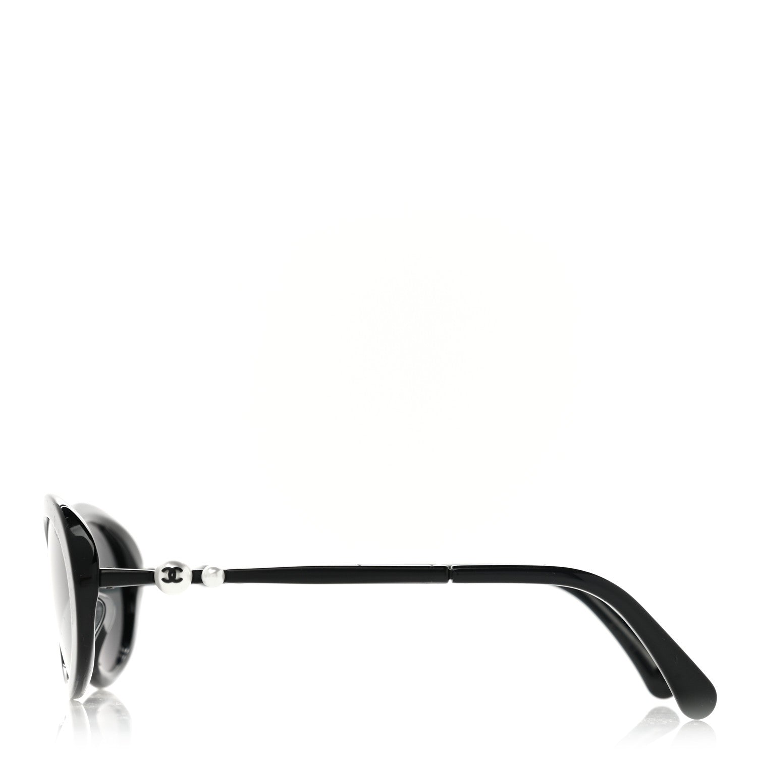 Chanel Acetate Pearl Sunglasses 5428-H Black 3 of 8
