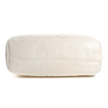 Chanel Lambskin Quilted Large Paris Moscou Red Square Bag Ivory 4 of 7