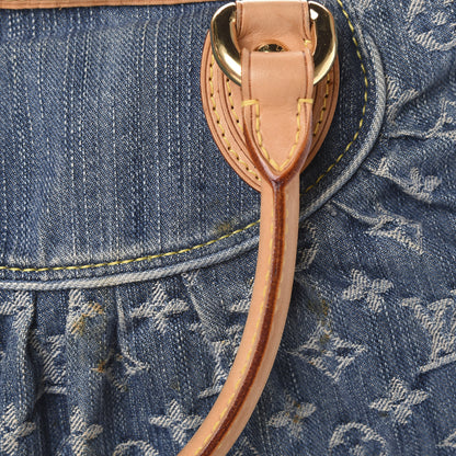 Louis Vuitton Denim Neo Cabby GM Blue 10 of 14