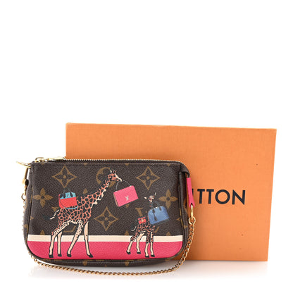 Louis Vuitton Monogram 2017 Christmas Animation Mini Pochette Accessories 16 of 16