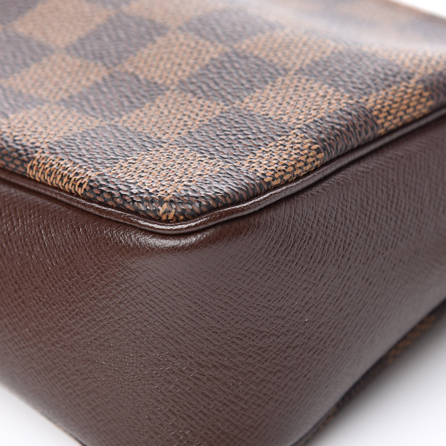 Louis Vuitton Damier Ebene Trousse Make Up Bag Pochette 9 of 12