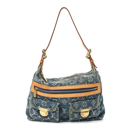 Louis Vuitton Monogram Denim Baggy PM Blue 1 of 11