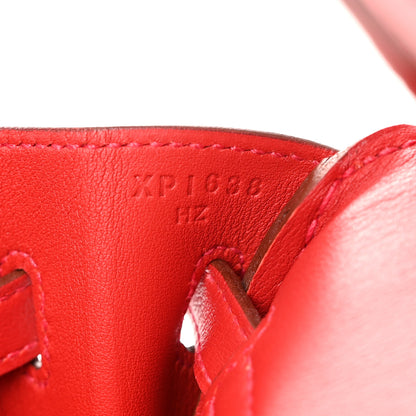 Hermes Swift Birkin 25 Rouge Casaque 7 of 13
