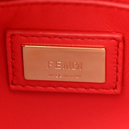 Fendi Nappa Monster Eyes Mini Peekaboo Iconic Satchel Amarena Fiamma 7 of 11