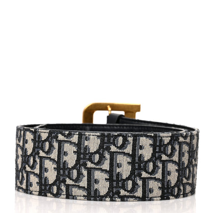 Christian Dior Oblique Diorquake Belt 75 Blue Multi 2 of 6
