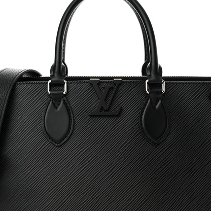 Louis Vuitton Epi Grenelle Tote MM Black 7 of 18